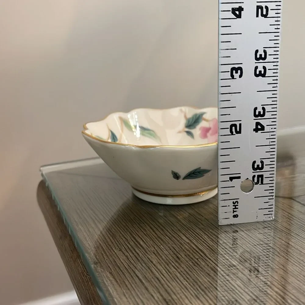 Lenox Barrington Vase & Bowl Floral Flower Vase & Trinket Dish